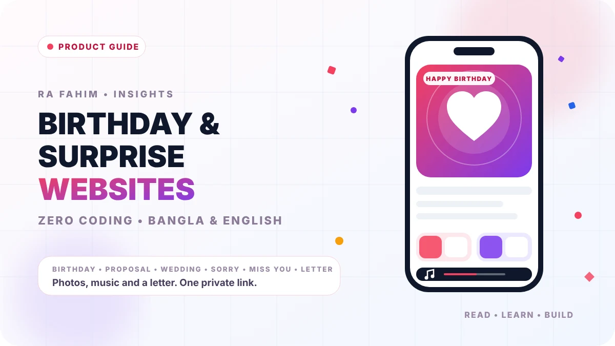 How to Make a Birthday or Surprise Website With Zero Coding Skills